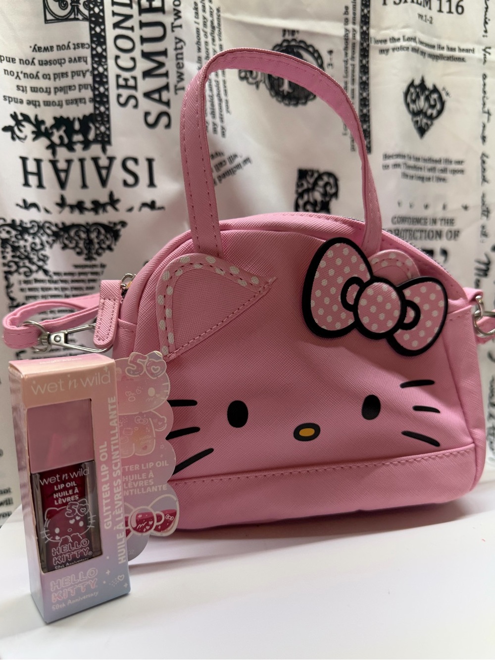 NWOT Hello Kitty Pink Mini Crossbody Bundle